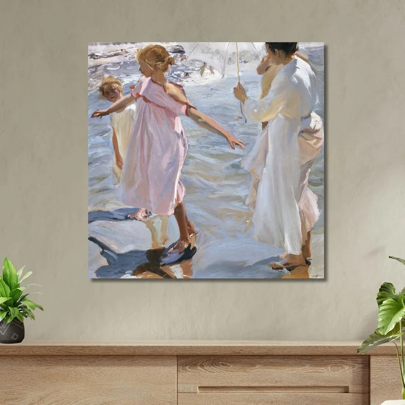 Hora De Bañarse En Valencia Joaquín Sorolla