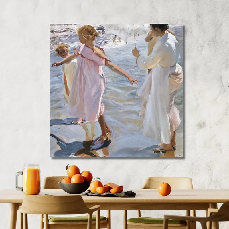 Hora De Bañarse En Valencia Joaquín Sorolla