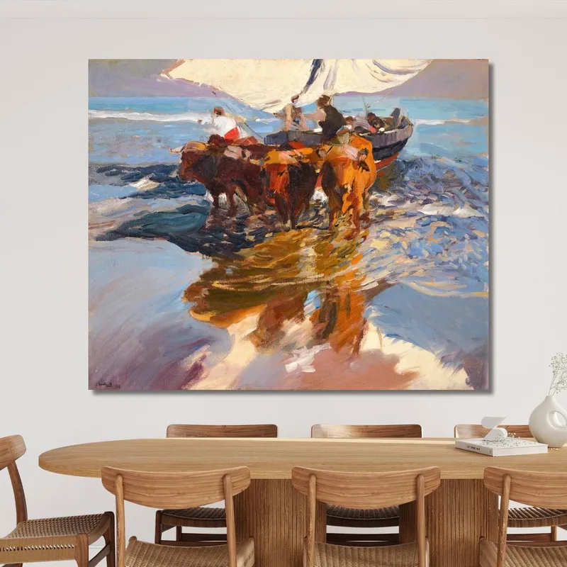 Rückkehr Vom Angeln. Valencia Beach Die Rückkehr Vom Angeln Valencia Beach Joaquín Sorolla