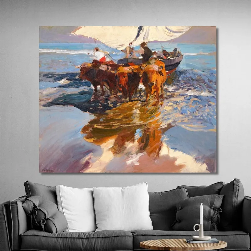 Rückkehr Vom Angeln. Valencia Beach Die Rückkehr Vom Angeln Valencia Beach Joaquín Sorolla