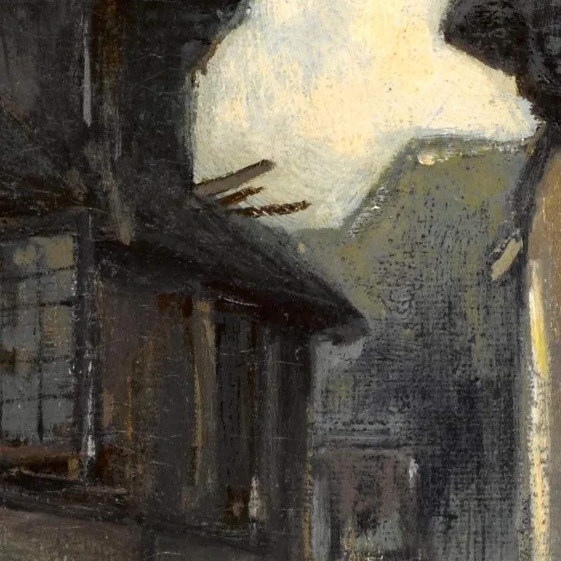 Eine Straße In Landerneau Johan Barthold Jongkind