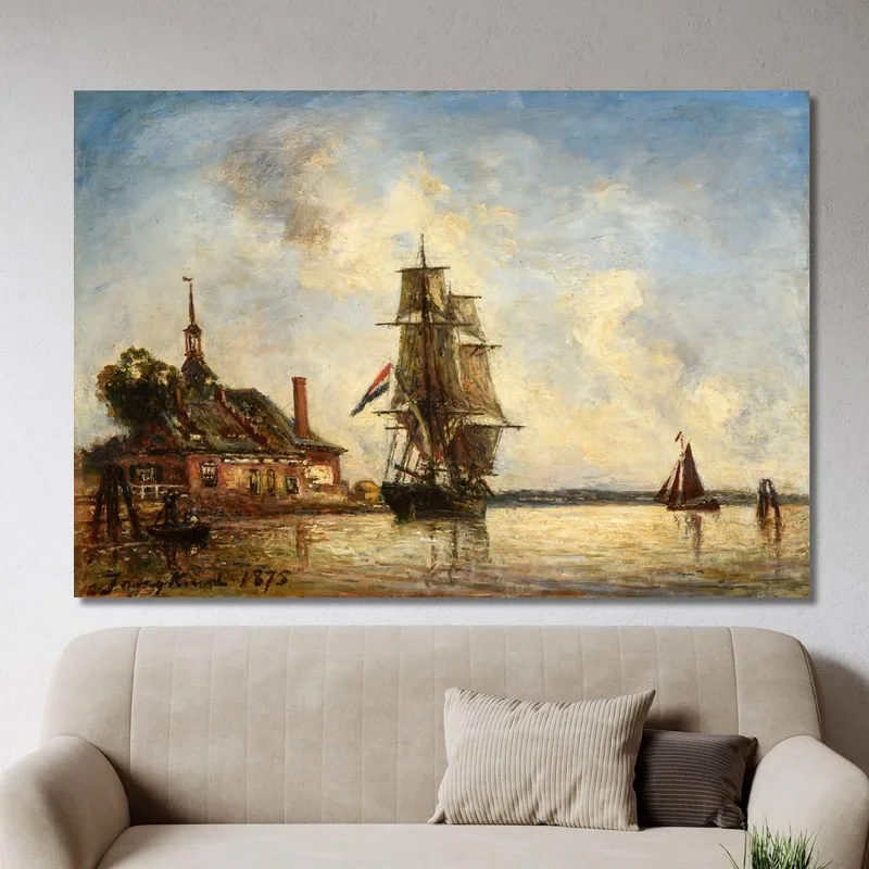 Channel In Holland 2 Johan Barthold Jongkind