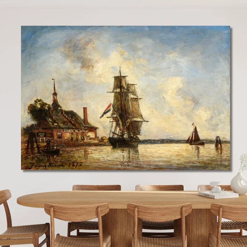 Channel In Holland 2 Johan Barthold Jongkind