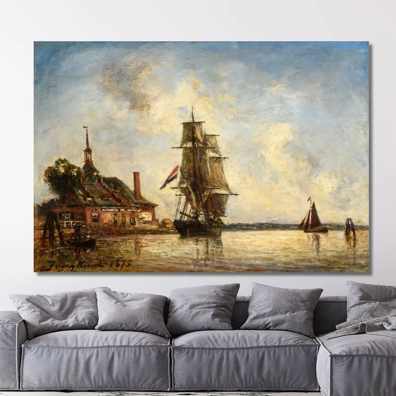 Channel In Holland 2 Johan Barthold Jongkind