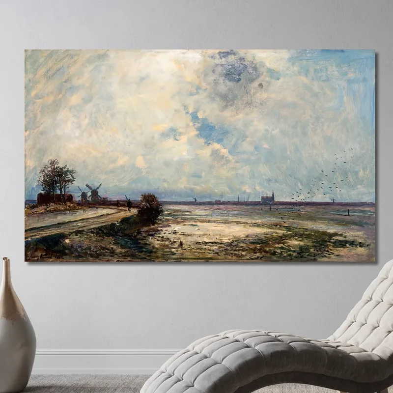 Holländische Landschaft Johan Barthold Jongkind