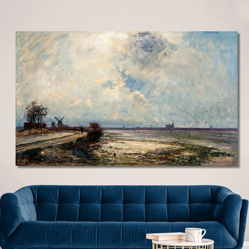 Holländische Landschaft Johan Barthold Jongkind