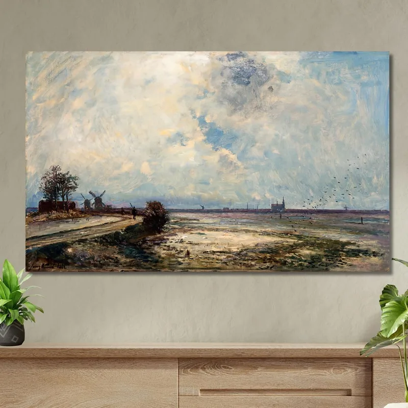 Holländische Landschaft Johan Barthold Jongkind