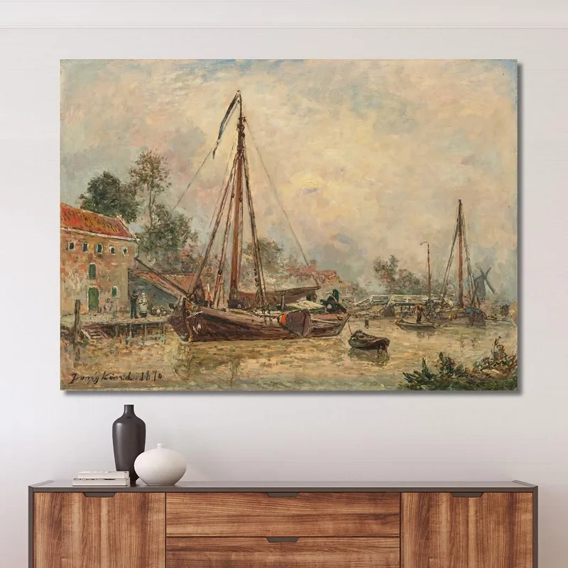 Environs De Dordrecht 2 Johan Barthold Jongkind