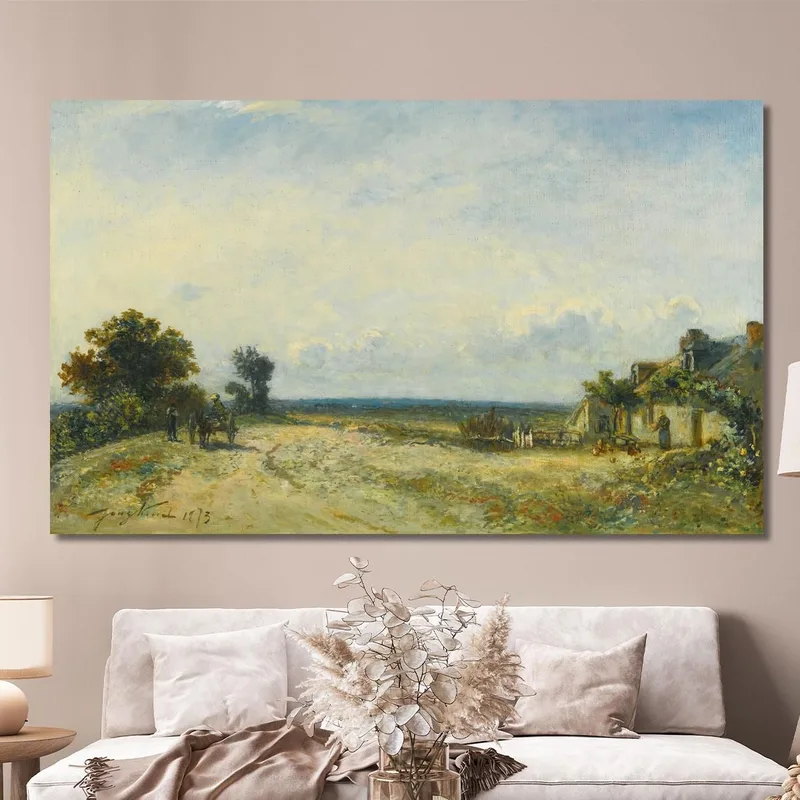 The Nivernais Countryside Johan Barthold Jongkind