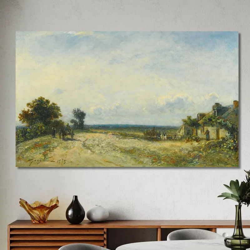 The Nivernais Countryside Johan Barthold Jongkind