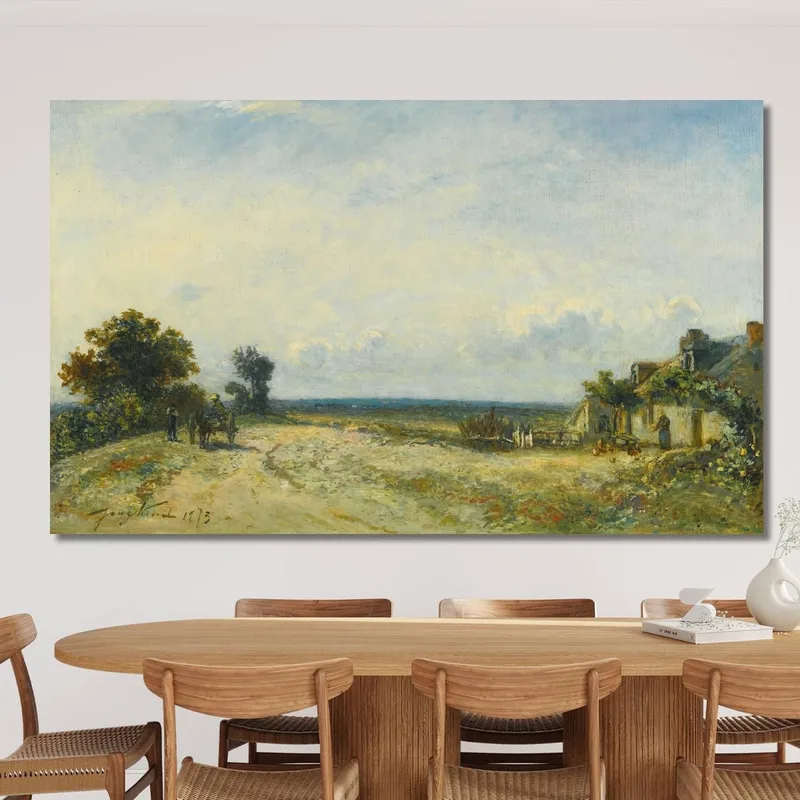 The Nivernais Countryside Johan Barthold Jongkind