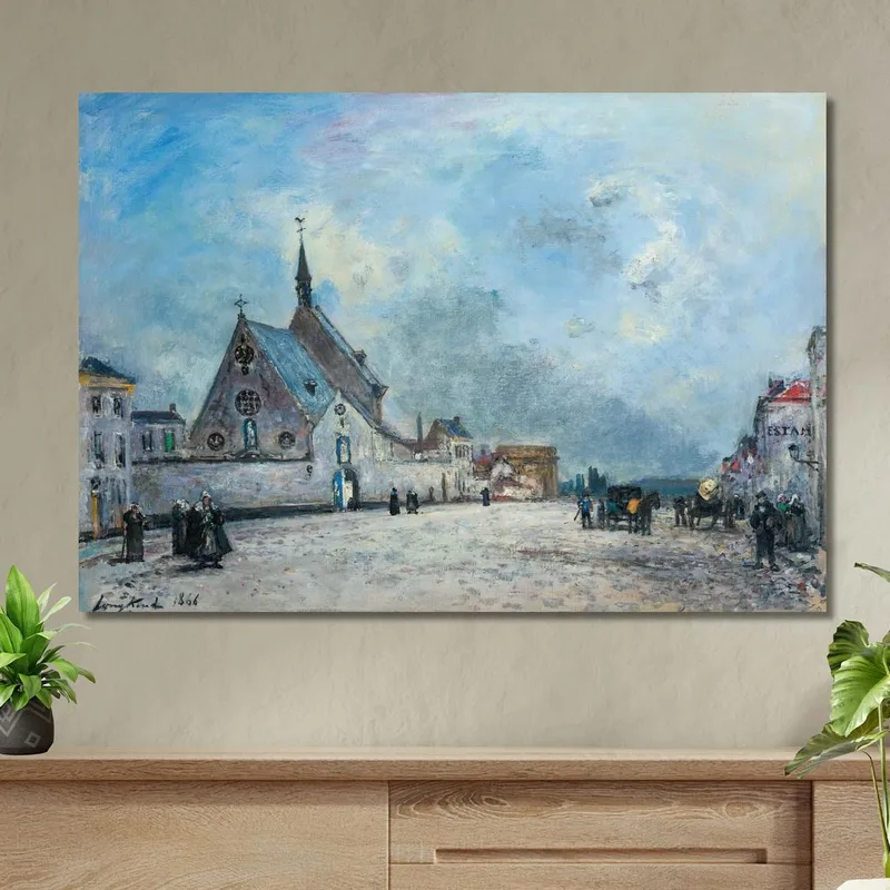 The Church Square Johan Barthold Jongkind