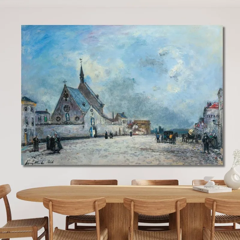 The Church Square Johan Barthold Jongkind