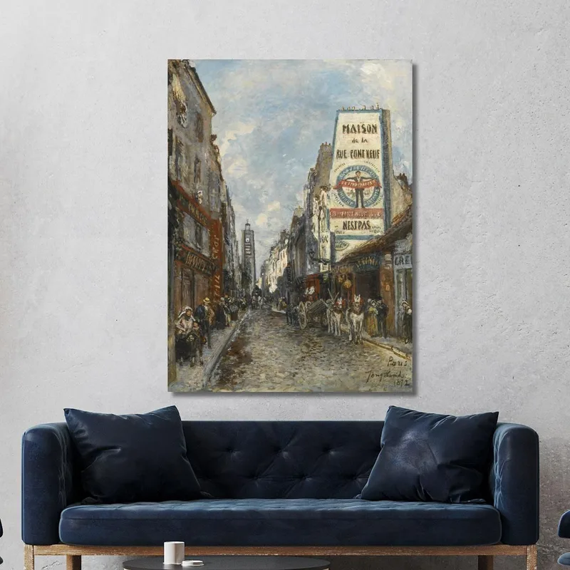 Saint-Jacques Street Paris Johan Barthold Jongkind