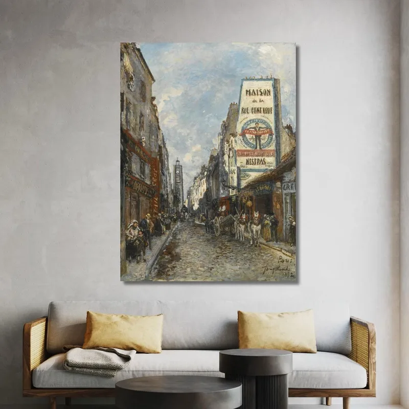 Saint-Jacques Street Paris Johan Barthold Jongkind