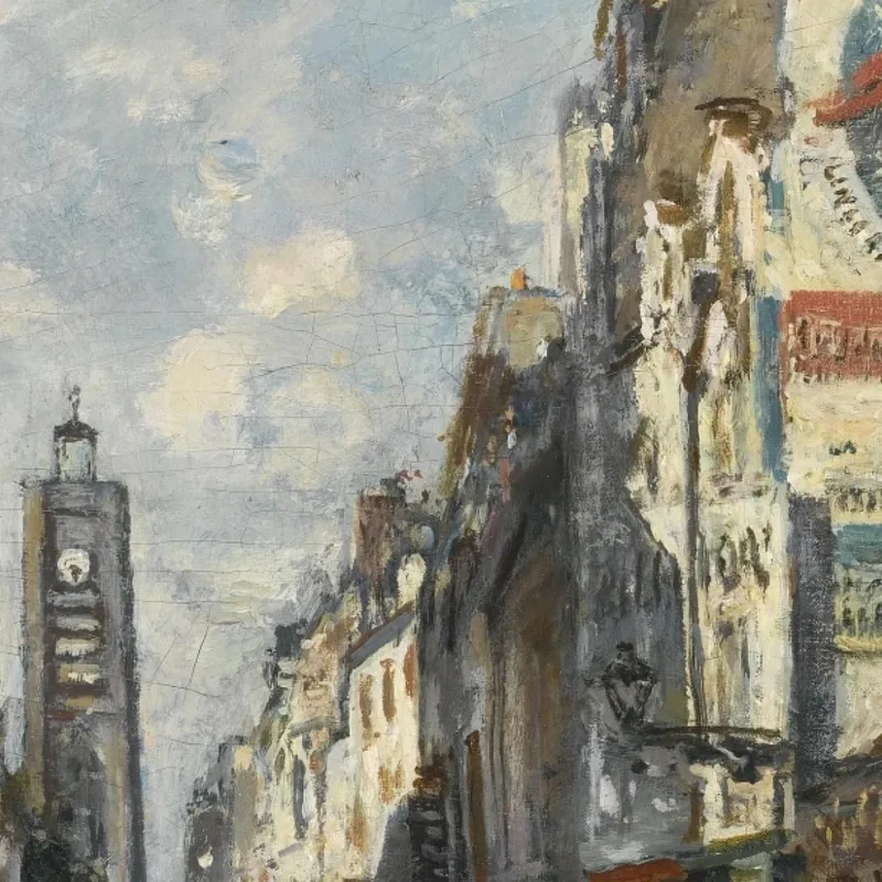 Saint-Jacques Street Paris Johan Barthold Jongkind