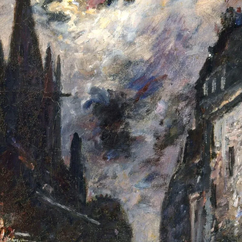 Saint-Séverin Street Current 5Th Arrondissement. Johan Barthold Jongkind