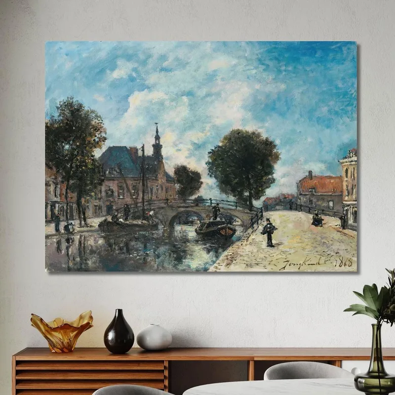 The Spui In The Hague Johan Barthold Jongkind