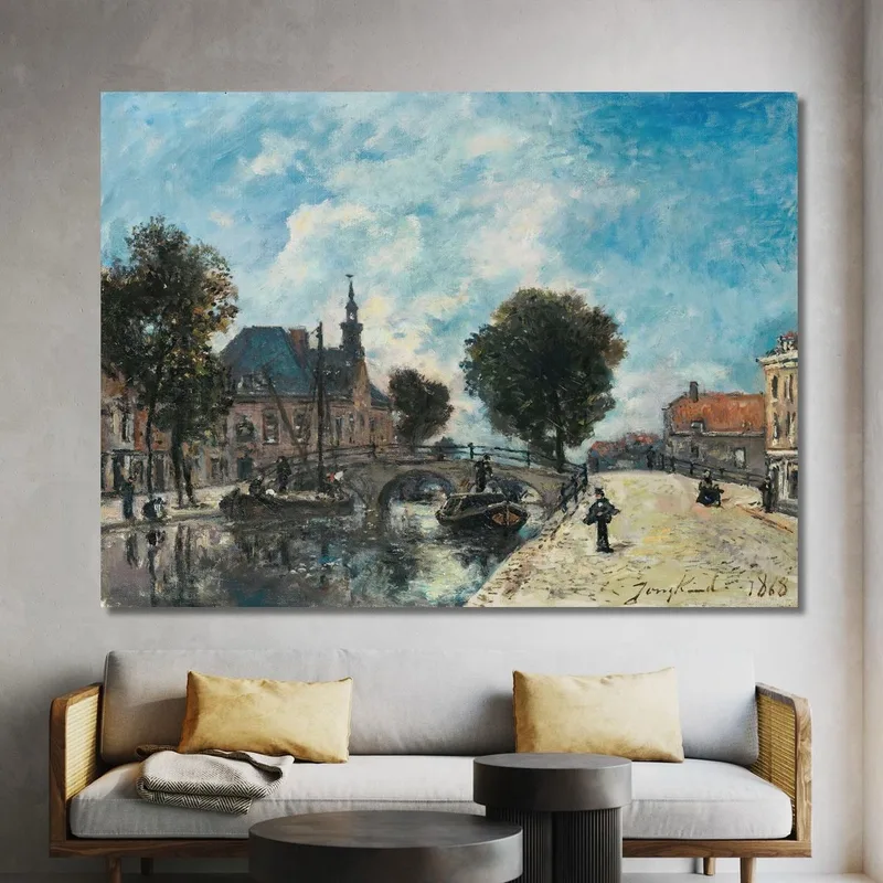 The Spui In The Hague Johan Barthold Jongkind