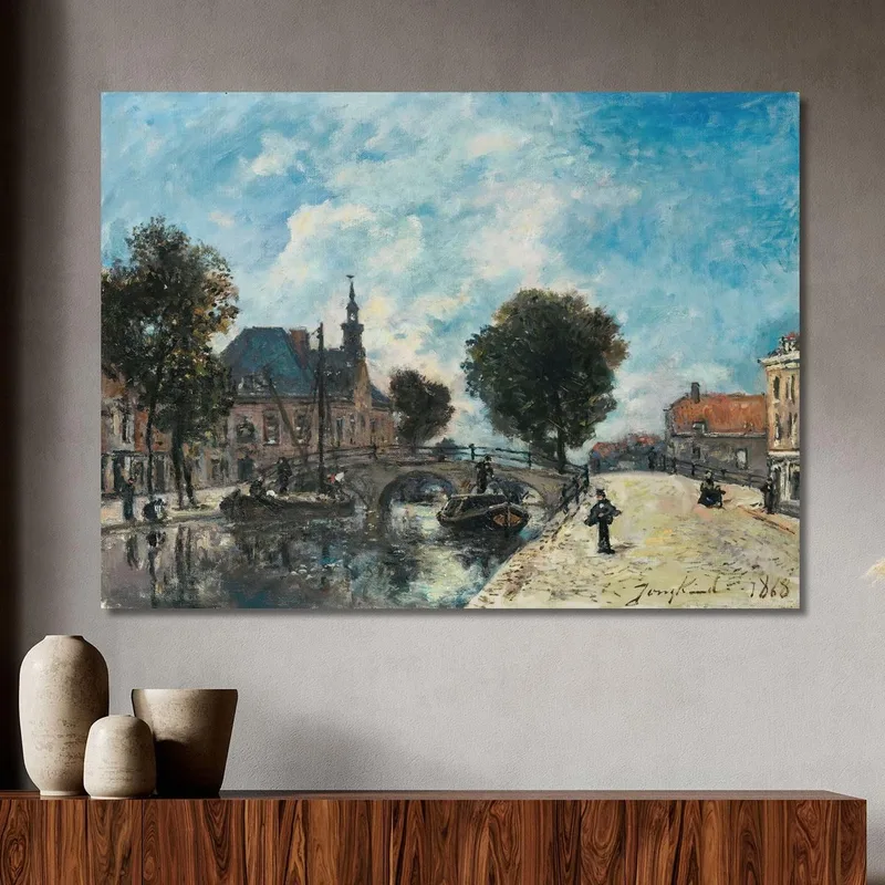The Spui In The Hague Johan Barthold Jongkind