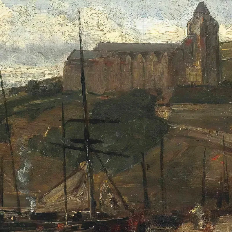 Le Tréport Le Matin Normandía Johan Barthold Jongkind