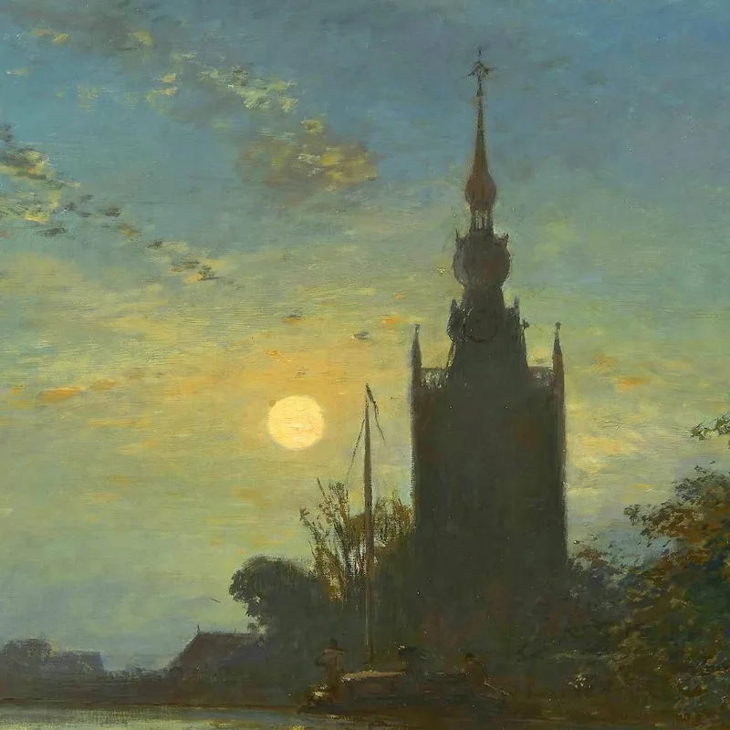 L'Église D'Overschie Johan Barthold Jongkind