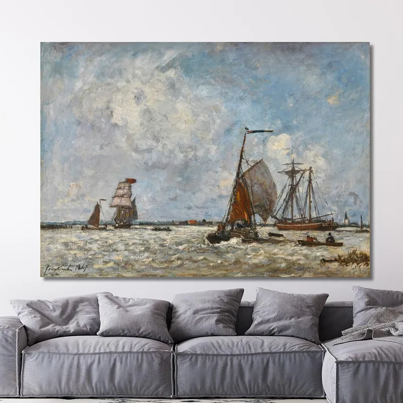 The Belgium Estuary Johan Barthold Jongkind