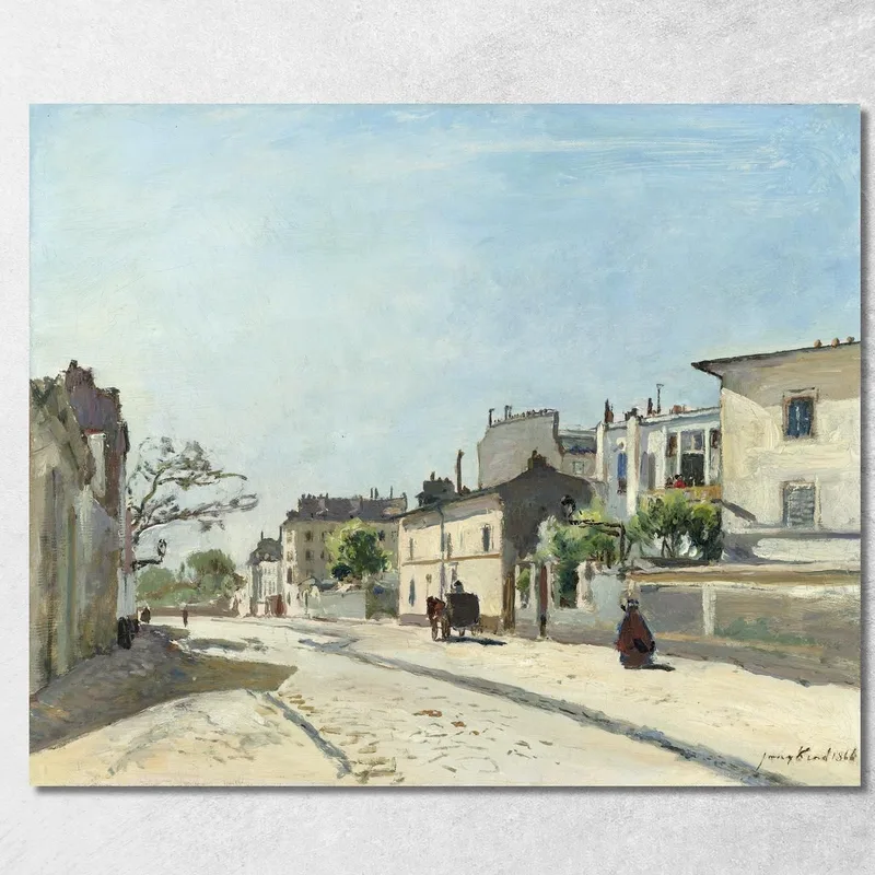 Calle Notre-Dame París Johan Barthold Jongkind cuadro en lienzo