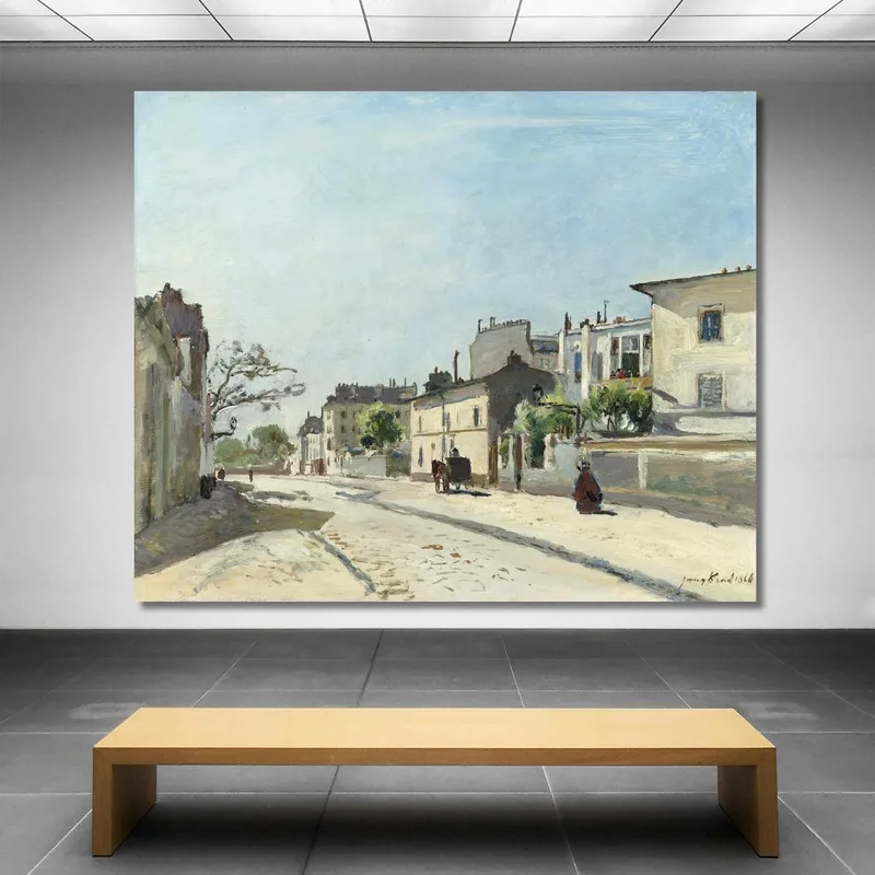 Calle Notre-Dame París Johan Barthold Jongkind