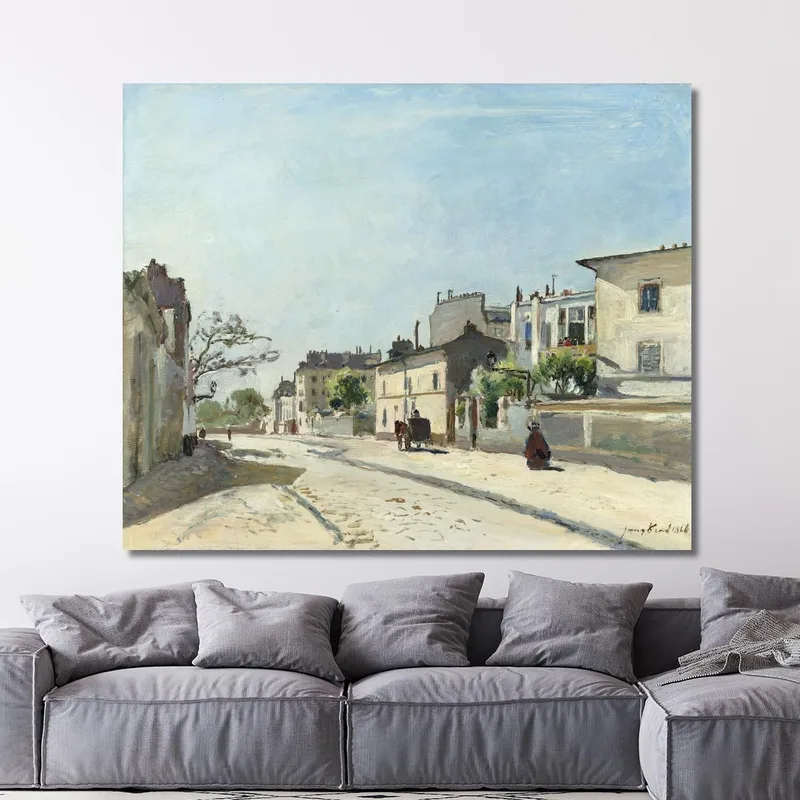 Calle Notre-Dame París Johan Barthold Jongkind