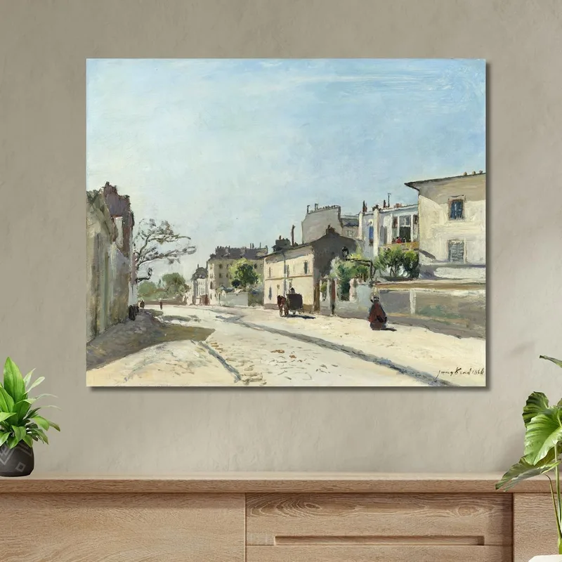 Calle Notre-Dame París Johan Barthold Jongkind