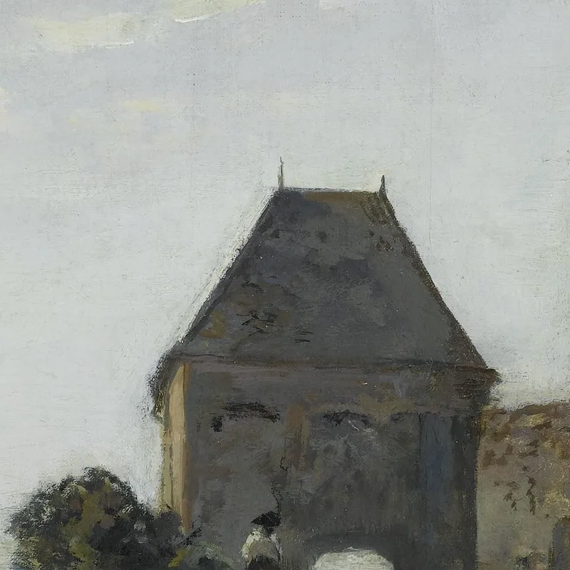 Ruins Of The Rosemont Castle Johan Barthold Jongkind