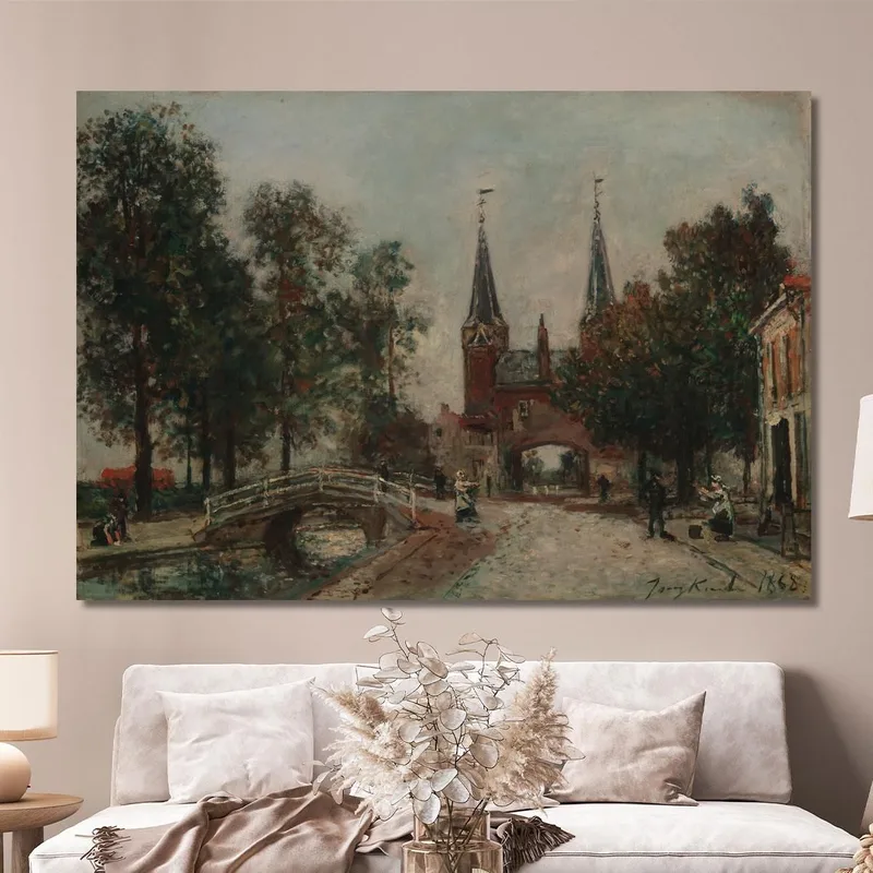 Scene At Delft Johan Barthold Jongkind
