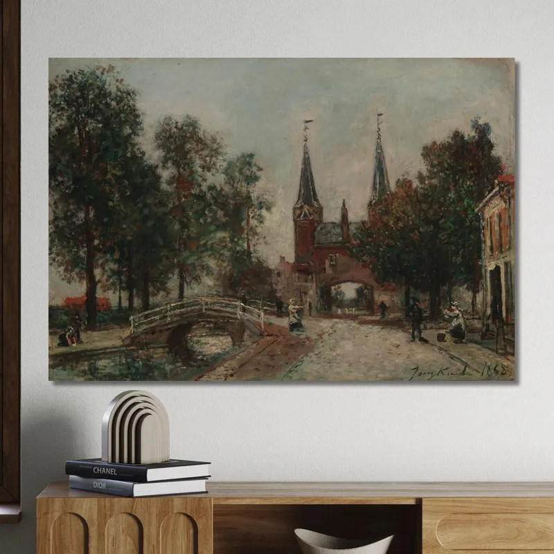 Scene At Delft Johan Barthold Jongkind