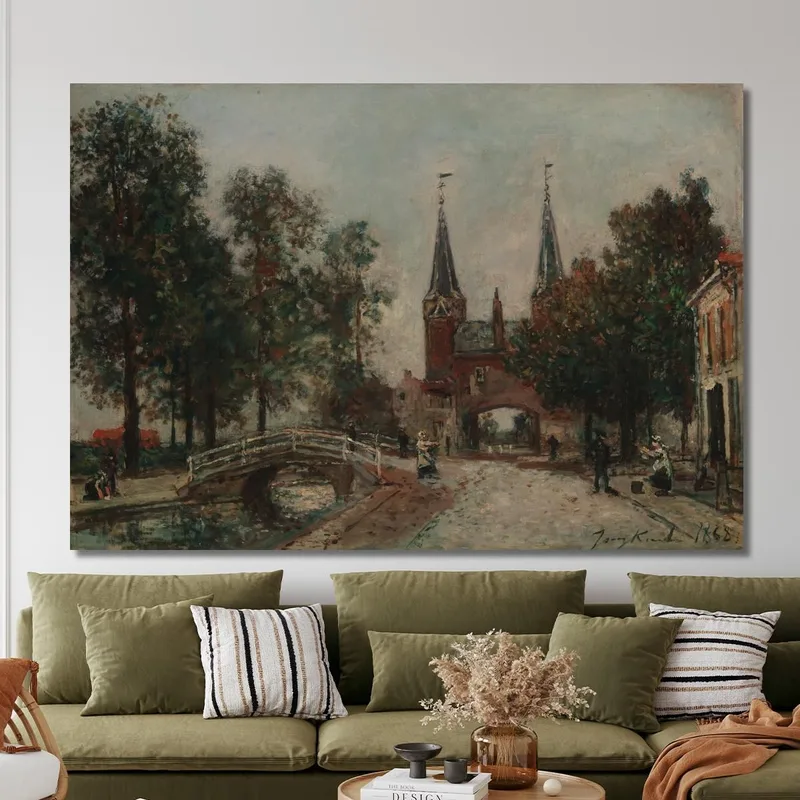 Scene At Delft Johan Barthold Jongkind