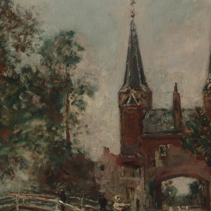 Scene At Delft Johan Barthold Jongkind