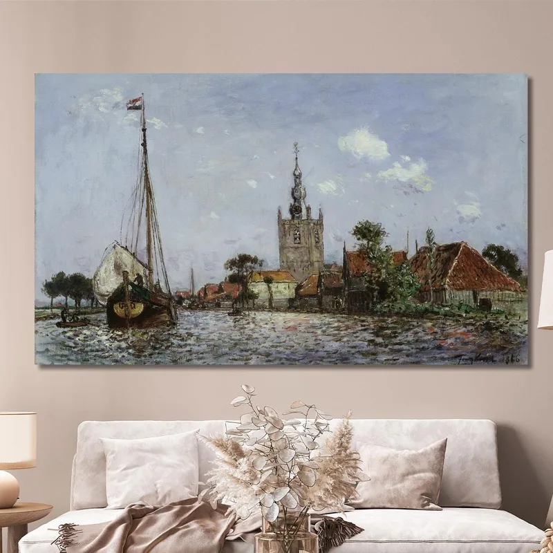 The Church Of Overschie Johan Barthold Jongkind