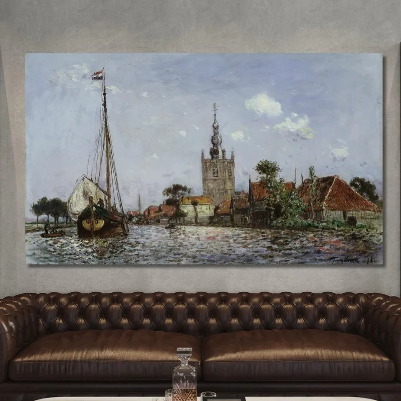 The Church Of Overschie Johan Barthold Jongkind