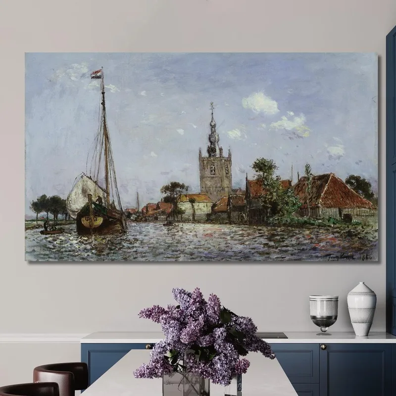 The Church Of Overschie Johan Barthold Jongkind