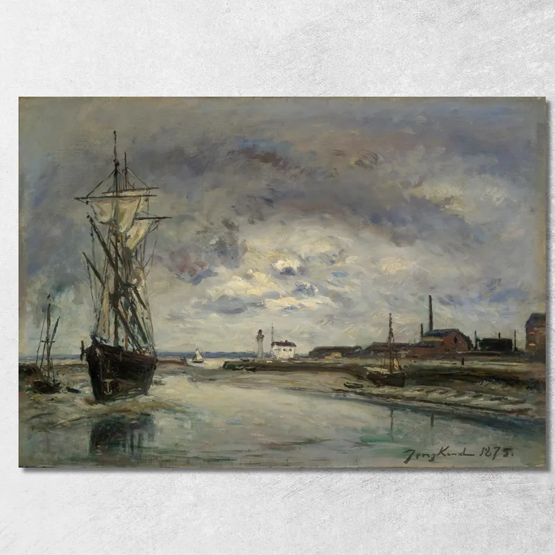 El Puerto De Honfleur Johan Barthold Jongkind cuadro en lienzo