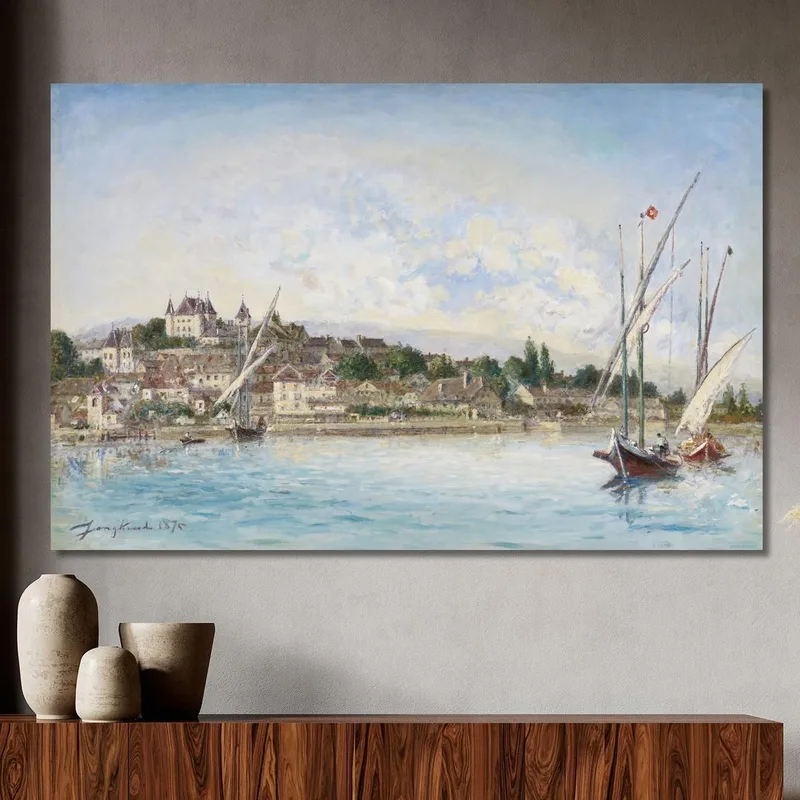 View Of Lake Léman Two Years Old Johan Barthold Jongkind