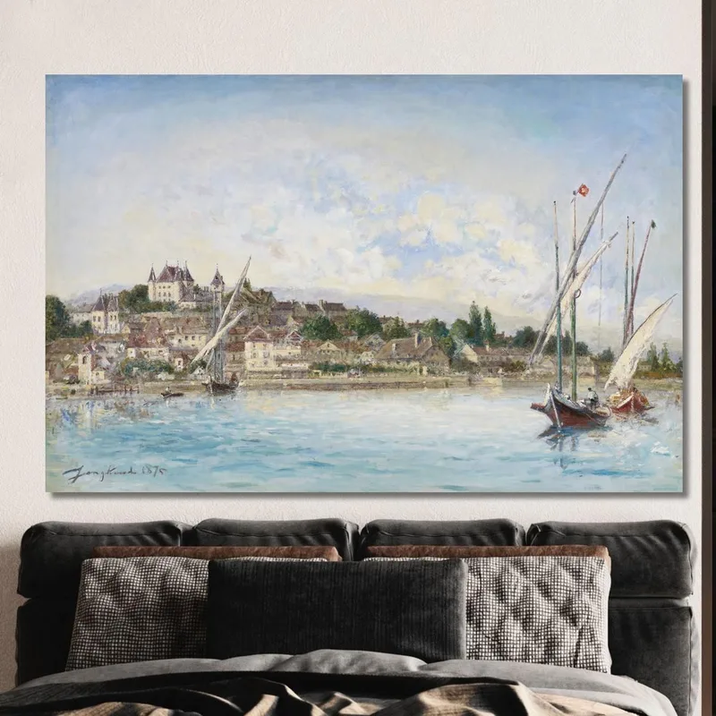 View Of Lake Léman Two Years Old Johan Barthold Jongkind