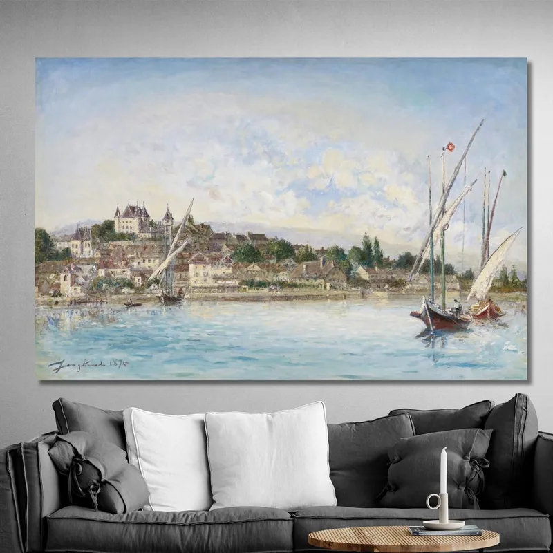 View Of Lake Léman Two Years Old Johan Barthold Jongkind