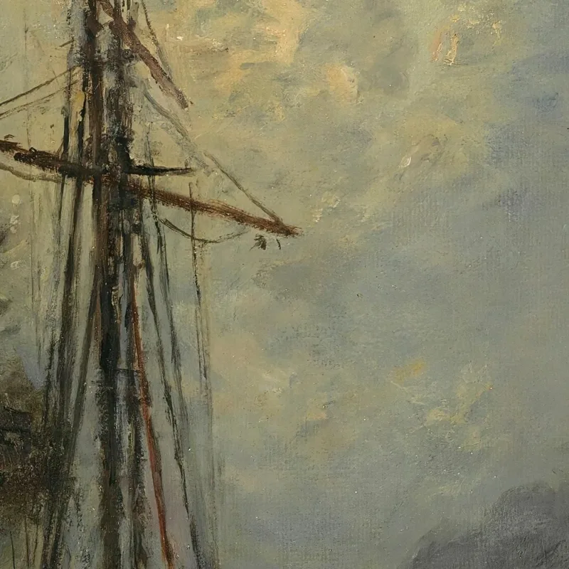 Vista Del Puerto De Overschie Johan Barthold Jongkind