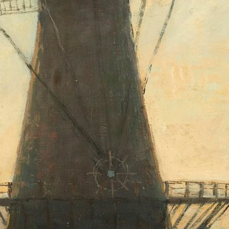 Moulins À Vent Près De Rotterdam Johan Barthold Jongkind