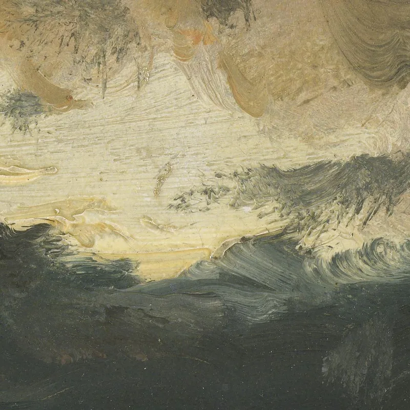 Studio Di Nuvole Sull'Elba Con Pioppi Johan Christian Dahl