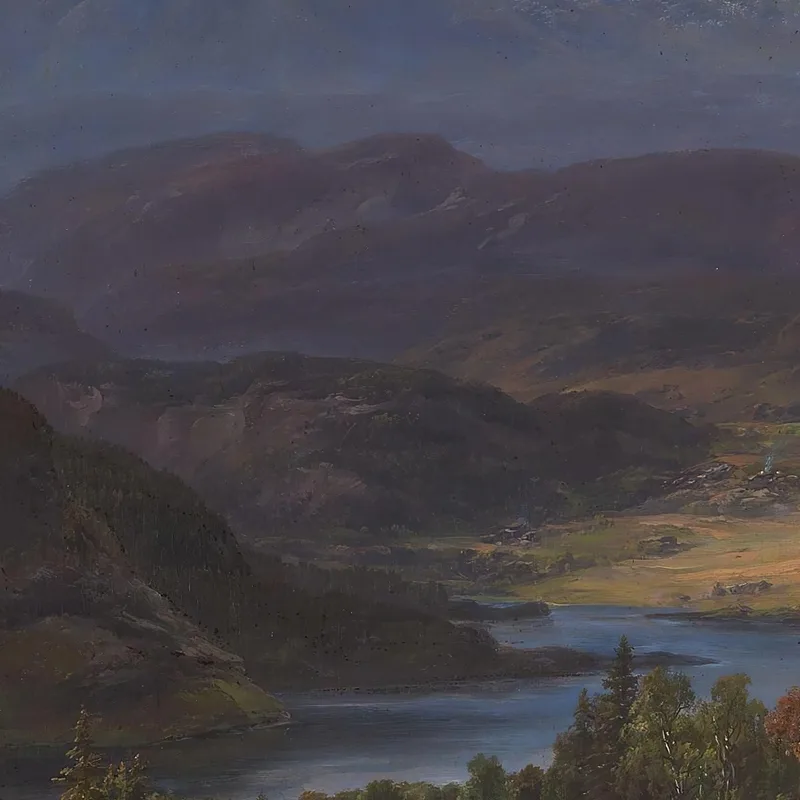 Von Hjelle In Valdres Johan Christian Dahl
