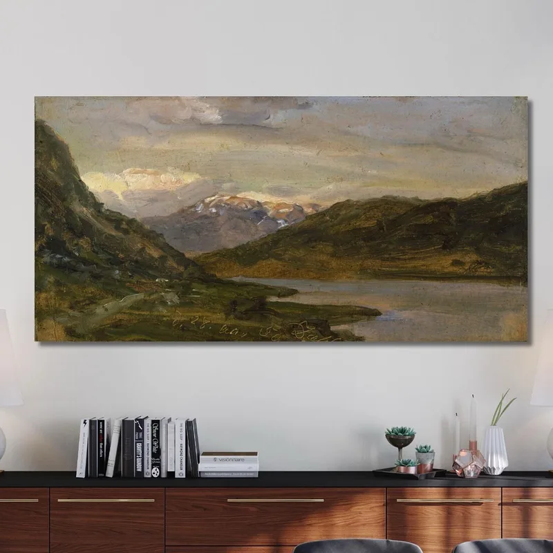 Landschaft Bei Nystuen Auf Filefjell Johan Christian Dahl