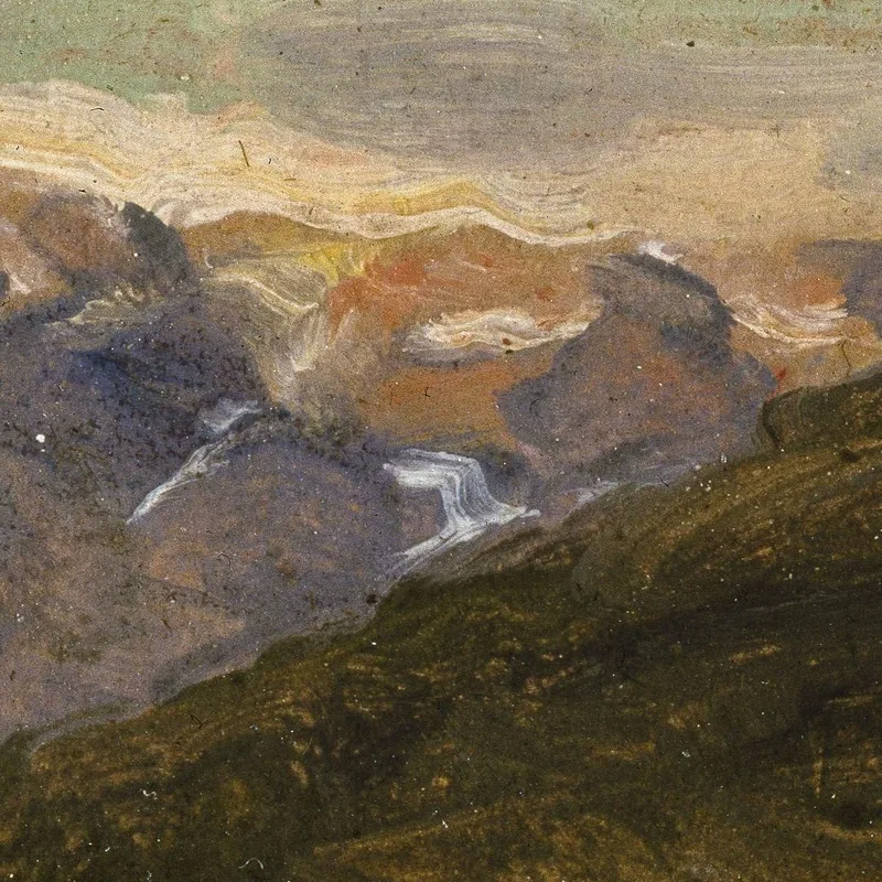 Landschaft Bei Nystuen Auf Filefjell Johan Christian Dahl