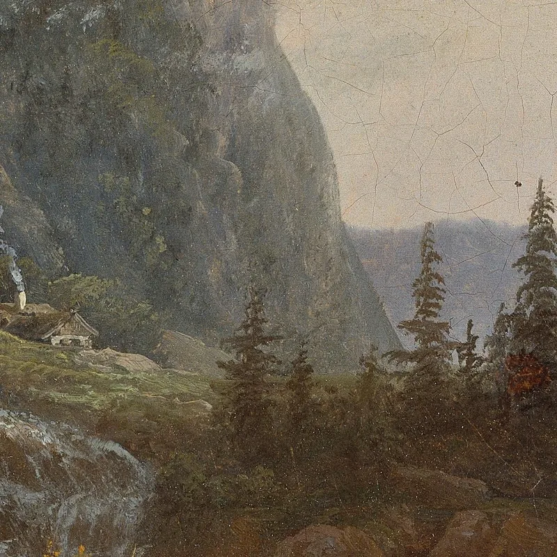 Paysage Norvégien Johan Christian Dahl